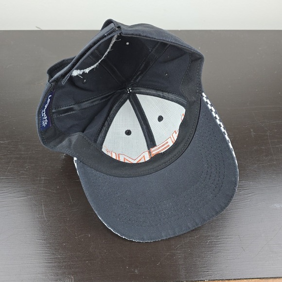 Vintage HEMI Daimler‎ Chrysler Racing Stripe Brim Strapback Hat OSFA Made In USA - Picture 7 of 8